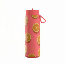 Estia Home Art Pulse Save The Aegean Reciclabil Sticlă Termos Oțel Inoxidabil Fără BPA 500ml Orange Pop 01-42622 (01-42622)