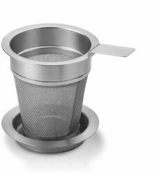 Gringos & Tea Rozsdamentes teaszűrő teáskannához alátéttel (5 cm)