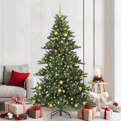 vidaXL Brad de Craciun artificial cu ramuri articulare Verde 210 cm GartenMobel Dekor (3397676)