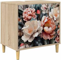 vidaXL Dulap de Baie BORNE Sonoma 60 x 40 x 60 cm Lemn prelucrat GartenMobel Dekor (8007396)