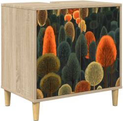 vidaXL Dulap de Baie ZAANDAM Sonoma 60 x 40 x 60 cm Lemn prelucrat GartenMobel Dekor (8007400)