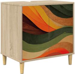 vidaXL Dulap de Baie BONN Sonoma 60 x 40 x 60 cm Lemn prelucrat GartenMobel Dekor (8007401)