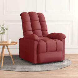 vidaXL Fotoliu rabatabil, rosu vin, material textil GartenMobel Dekor (289799)