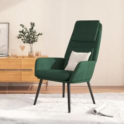 vidaXL Scaun de relaxare, verde închis, material textil GartenMobel Dekor (341317)