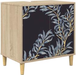 vidaXL Dulap de Baie DOKKUM Sonoma 60 x 40 x 60 cm Lemn prelucrat GartenMobel Dekor (8007397)