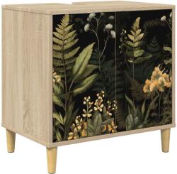 vidaXL Dulap de Baie RHENEN Sonoma 60 x 40 x 60 cm Lemn prelucrat GartenMobel Dekor (8007389)