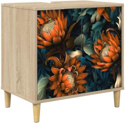 vidaXL Dulap de Baie LOCHEM Sonoma 60 x 40 x 60 cm Lemn prelucrat GartenMobel Dekor (8007390)