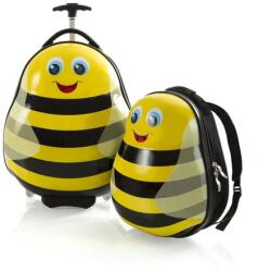 HEYS Travel Tots Bumble Bee hátizsák és bőrönd szett Bőrönd: 19 L / hátizsák: 4 L HEYS-13030-3086-00 (HEYS-13030-3086-00)