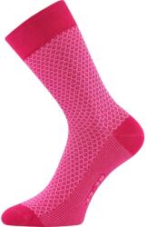 Lonka Női jacquard zokni ŽANETA pamut MAGENTA (3 pár) 39-42 125893 (125893)