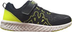 Kappa 95K0043004 Gyerek tornacipő black / lime 39