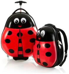 HEYS Travel Tots Lady Bug hátizsák és bőrönd szett Bőrönd: 19 L / Hátizsák: 4 L HEYS-13030-3087-00 (HEYS-13030-3087-00)