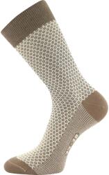 Lonka Női jacquard zokni JANETA pamut LIGHT BROWN (3 pár) 35-38 125883 (125883)