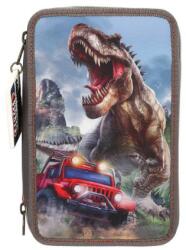 TOPModel Penar Top Model, Dino New World, 3 Compartimente Echipat, Kaki, T-rex, 18 Pixuri (4010070708580) Penar