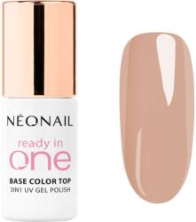 NEONAIL Ready In One 3in1 UV Gel Polish lac de unghii sub forma de gel cu pulbere de diamante culoare 05 One Sand Taupe 7.2 ml