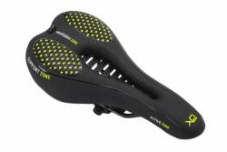 Verk 14507 zselés sport kerékpár nyereg, fekete-sárga