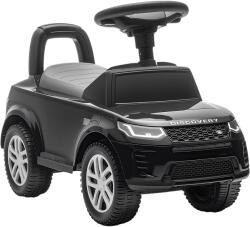 AIYAPLAY Mașină de împins pentru copii sub licență Land Rover, vehicul de împins, claxon, sunete de motor, depozitare sub șezut, negru | Aosom Romania (370-437V00BK)