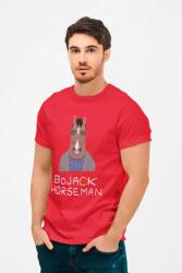 D&B Férfi/Unisex Póló MO00009 BoJackHorseman Piros-Méret L (MO00009 BoJackHorseman Red-SizeL)