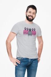 D&B Férfi/Unisex Póló MO00063 Squid Game Szürke-Méret XL (MO00063SquidGameGreySizeXL)