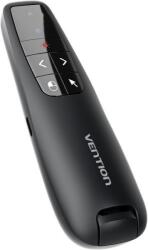 Vention Wireless PowerPoint Presentation Clicker with Air Mouse Control Green Laser Pointer - Black (KQPB0-GL)