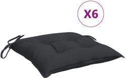 vidaXL 6 db antracitszürke oxford szövet székpárna 40 x 40 x 7 cm 2.1 kg (361452VidaXL)