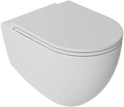 SAPHO WC, Sapho Isvea Infinity Rimless fali wc 36, 5x53 cm, matt fehér 10NF02005-2L - zuhanykabin