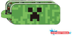 Minecraft Face 2 rekeszes tolltartó 23 cm (JAV_MSL704601)