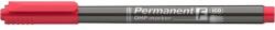 ICO OHP F Alkoholos filc, 0.5 mm, Piros