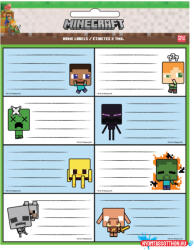 Stumble Guys Minecraft Creepers Need Hugs füzetcímke 16 db-os (JAV_GIM77570046)