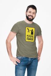 D&B Unisex Póló MO00069 Star Wars Katonai zöld-Méret M (MO00069StarWarsMilitaryM)