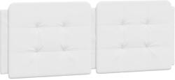 vidaXL fehér műbőr fejtámla párna Zadar 120 cm 374851 (374851)