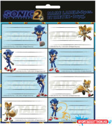 Sonic a sündisznó Speed füzetcímke 16 db-os (JAV_GIM77540046)