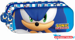 Sonic a sündisznó Modern 2 rekeszes tolltartó 23 cm (JAV_MSL164550)