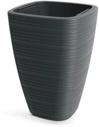 Prosperplast Vena Suqare High virágcserép, 40 cm - sötétszürke (DPVS400-419U)