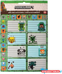 Minecraft Creepers Need Hugs füzetcímke matricával 16 db-os (JAV_GIM77570049)