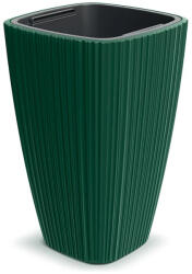 Prosperplast Oro Square virágcserép, 40 cm - fenyőzöld (DHOS400-2411U)