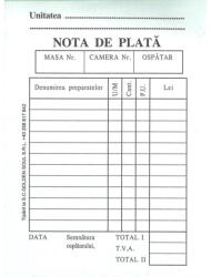 BiroCo Nota de plata, format A6, 2 exemplare, 100 file, hartie autocopiativa (BIRO0041)
