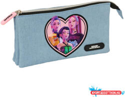 K-pop Démonvadászok Denim Dreams 3 rekeszes tolltartó 22 cm (JAV_SFL648115)