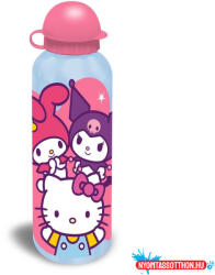 Kids Licensing Hello Kitty Friends alumínium kulacs ívókupakkal 500 ml (EWA50205HKB)