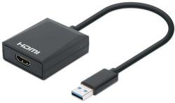 Manhattan USB-A HDMI Átalakító 1080p 153690 (153690)