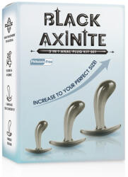 NMC Black Axinite 3 in 1 Anal Plug Kit Set I - adultshopone