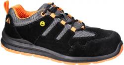 Portwest Pantofi de protectie compositelite S1 ESD Portwest, negru/portocaliu, marimea 48 FE07BKO48