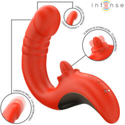 Intense Intense - Paulina Vibrátor és Stimulátor U Shape Red