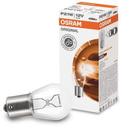 OSRAM Lampa semnalizare OSRAM 7506 P21W, 12V, 21W, lumina alba, 10 bucati (7506.TP)