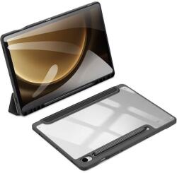 Tokgalaxis Tablettok Samsung Galaxy Tab S9 FE 10, 9 coll (SM-X510, SM-X516) - DUX DUCIS TOBY fekete ütésálló tok, ceruza tartóval