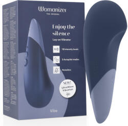 Womanizer Nőcsövös - Hangulatos Lefektetett, Néma Vibrátor, Sötétkék