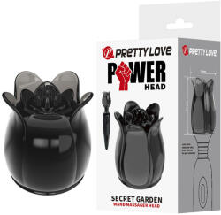 Pretty Love Pretty Love Secret Garden masszázsfej fekete - adultshopone - 2 190 Ft
