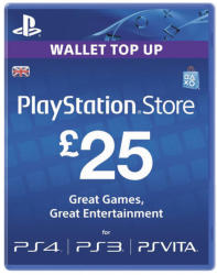 Vásárlás: Sony Playstation Network Card 25 GBP Játék előfizetés,  feltöltőkártya árak összehasonlítása, PlaystationNetworkCard25GBP boltok