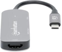 Manhattan USB-C HDMI USB-A 3-in-1 Átalakító PD 100W 130707 (130707)