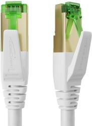 KabelDirekt - Cat 7 network cable, break-proof - 30m - 10 Gigabit LAN cable & Ethernet cable, available in 0.25-30m (patch cable for high-speed networks, PC, switch/router/modem, RJ45, white) - 1809