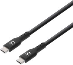 Manhattan USB-C Összekötő Fekete 0.5m 354899 (354899)